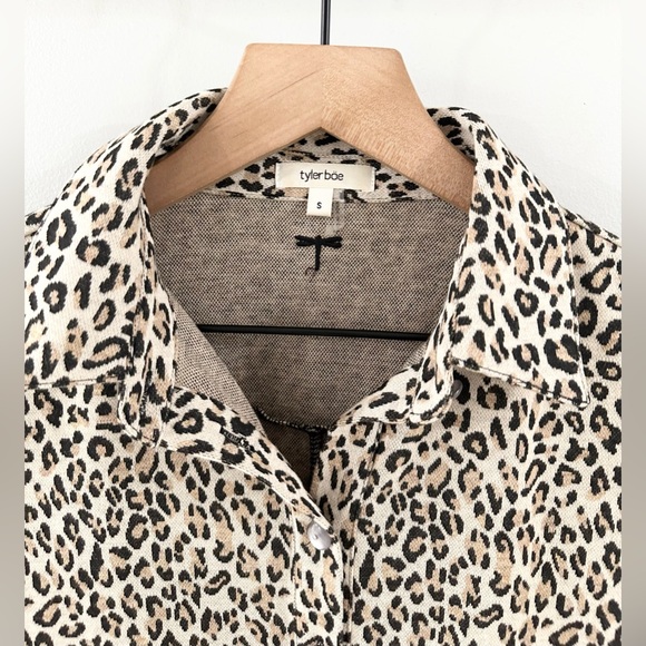 Tyler Boe Leopard Print Brown Dress Small - Picture 4 of 5
